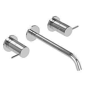 Смеситель для раковины Cezares LEAF LEAF-BLI3L-20-L-01-W0 хром купить в интернет-магазине сантехники Sanbest