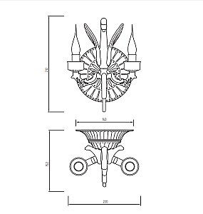 Светильник Migliore Luxor 26156 золото купить в интернет-магазине сантехники Sanbest