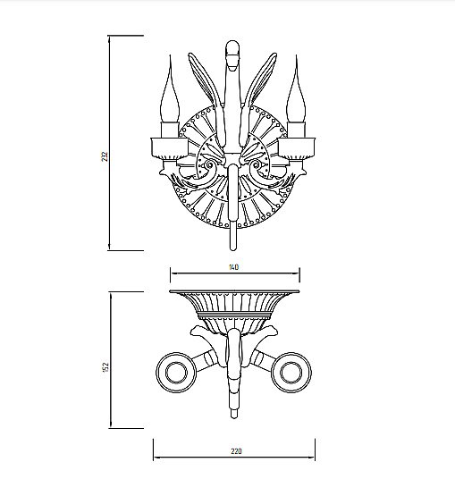 Светильник Migliore Luxor 26156 золото купить в интернет-магазине сантехники Sanbest