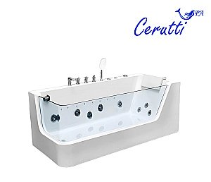 Ванна акриловая CeruttiSpa 9948 170x80 с гидромассажем белая купить в интернет-магазине Sanbest