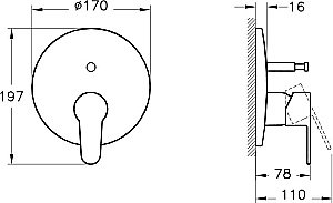 Душевая система Vitra Win S A49265EXP купить в интернет-магазине сантехники Sanbest