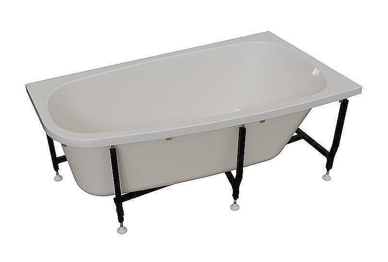 Ванна акриловая Радомир Рона 148х80 белая, слив золото купить в интернет-магазине Sanbest