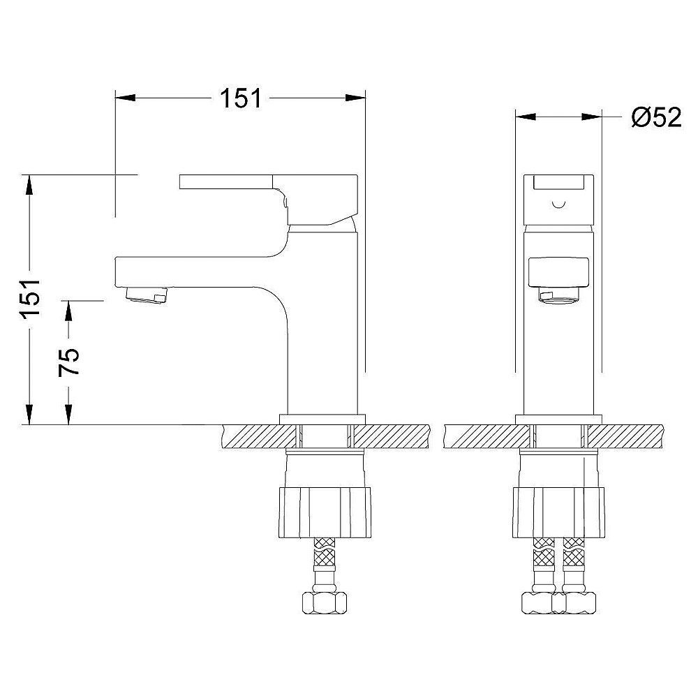 Смеситель для раковины Lemark Aura LM0606C купить в интернет-магазине сантехники Sanbest