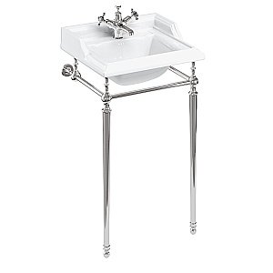 Консоль с раковиной Burlington Classic B20 1TH хром для ванной в интернет-магазине сантехники Sanbest