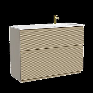 Тумба с раковиной Sancos Folk Floor FL120FLCP/FL120FRCP Капучино для ванной в интернет-магазине Sanbest