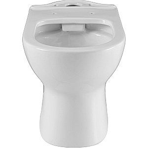 Унитаз напольный Aquanet Ray 326011 безободковый, с бачком, с крышкой микролифт, слив торнадо купить в интернет-магазине Sanbest