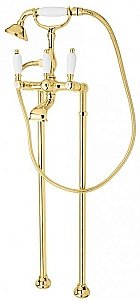 Смеситель для ванны Cezares FIRST-VDP-03/24-Bi золото купить в интернет-магазине сантехники Sanbest