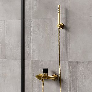 Душевая лейка Paini Tonda 53PJ155AS золото брашированное купить в интернет-магазине сантехники Sanbest