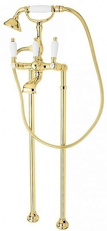 Смеситель для ванны Cezares FIRST-VDP-03/24-Bi золото купить в интернет-магазине сантехники Sanbest