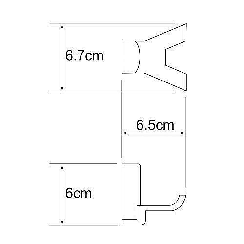 Крючок WasserKRAFT Leine K-5023DWHITE купить в интернет-магазине сантехники Sanbest