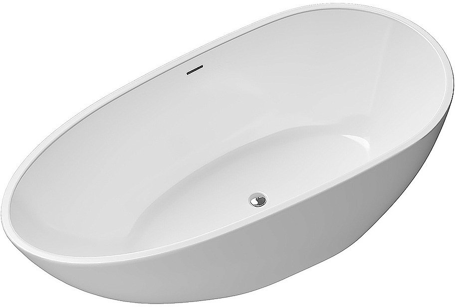 Ванна акриловая Grossman Fly GR-1102 170х80 белая купить в интернет-магазине Sanbest