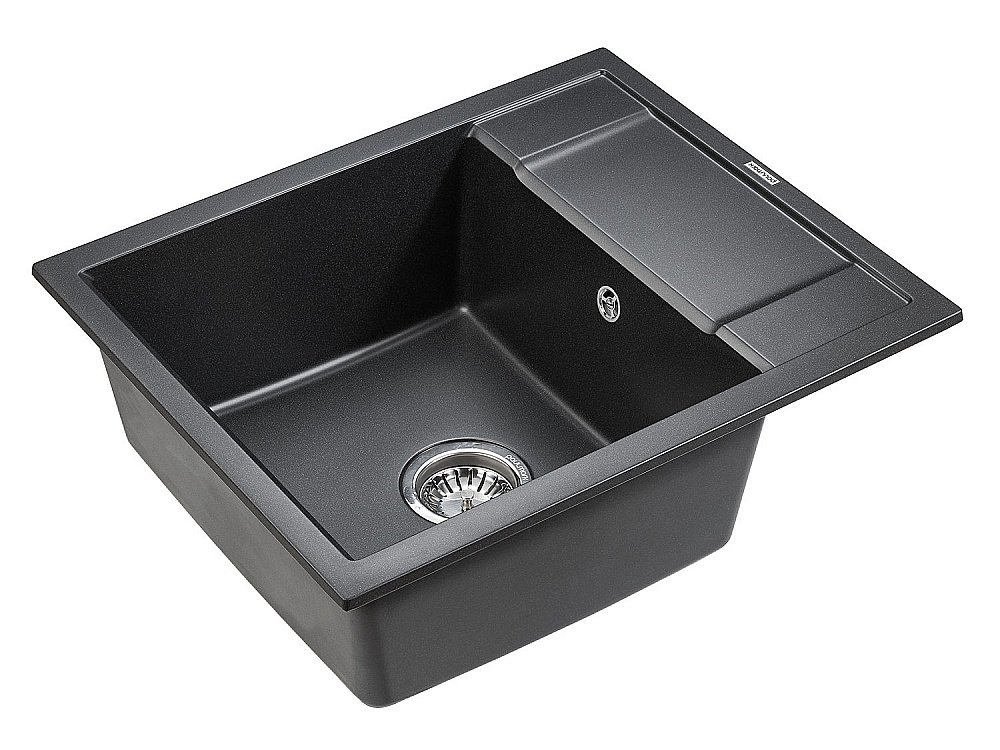 Мойка кухонная Paulmark Optimum PM216050-BL черный купить в интернет-магазине сантехники Sanbest