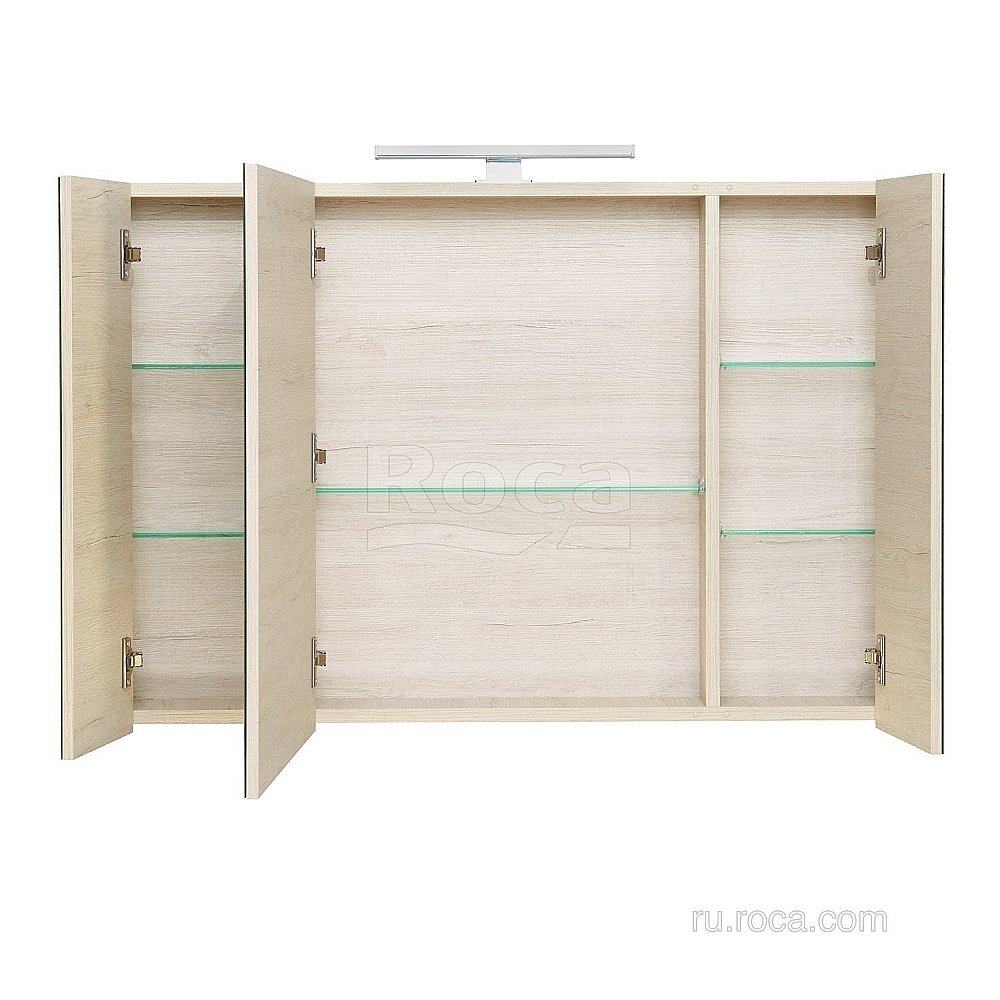 Зеркальный шкаф Roca Etna 857305445 100 дуб верона купить в интернет-магазине сантехники Sanbest