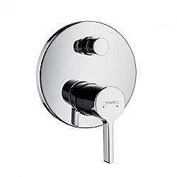 Смеситель для душа встроенный Hansgrohe Metris S 31465000 купить в интернет-магазине сантехники Sanbest