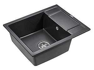 Мойка кухонная Paulmark Optimum PM216050-BL черный купить в интернет-магазине сантехники Sanbest