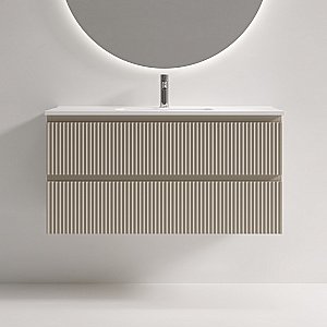 Тумба с раковиной Sancos Snob R SNR100/39CE/CN7027 Beige Soft для ванной в интернет-магазине Sanbest