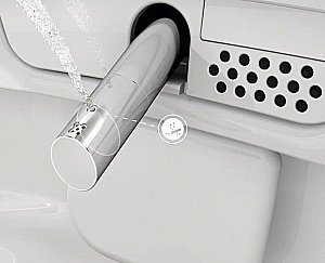 Унитаз Vitra V-CARE 7232B403-6217 безободковый, с крышкой микролифт, белый купить в интернет-магазине Sanbest