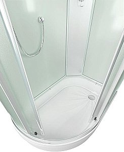 Душевая кабина Alex Baitler 120х80 MR351226 стекло матовое/профиль белый матовый купить в интернет-магазине Sanbest