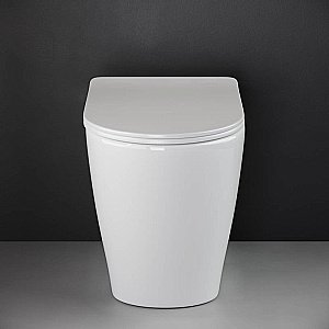 Унитаз приставной Ceramica Nova Highlight Rimless CN1812 безободковый, с крышкой микролифт купить в интернет-магазине Sanbest