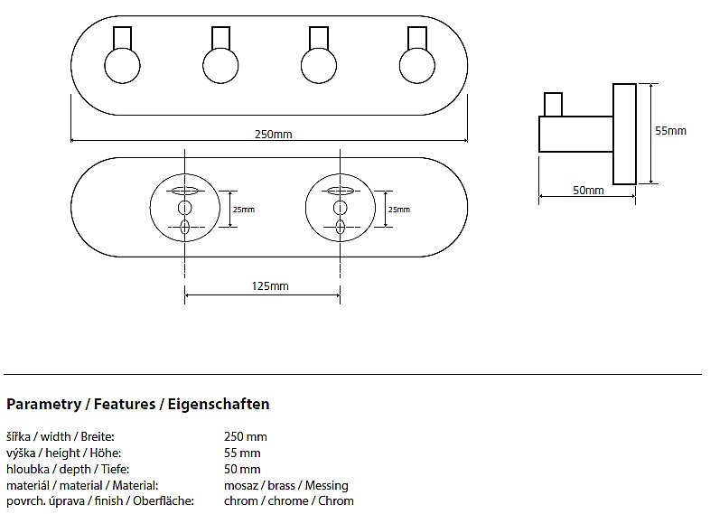 Крючок Bemeta Omega 104405212 купить в интернет-магазине сантехники Sanbest