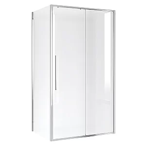 Душевой уголок Niagara Nova NG-64-12A/NG-A80-34 120х80 стекло прозрачное/профиль хром купить в интернет-магазине Sanbest