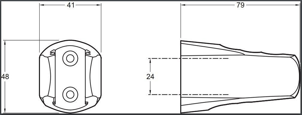 Держатель ручного душа Jacob Delafon ABS E75075-CP купить в интернет-магазине сантехники Sanbest