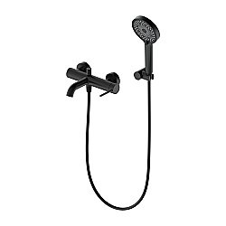 Смеитель для ванны Oliveeka Y OL-639017-MB черный матовый купить в интернет-магазине сантехники Sanbest