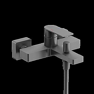 Смеситель для ванны и душа Sancos Studio SC9018GG вороненая сталь купить в интернет-магазине сантехники Sanbest