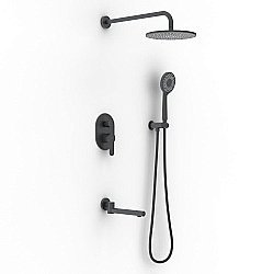 Душевая система BERGES NARDIS 3R 071014 черный матовый купить в интернет-магазине сантехники Sanbest