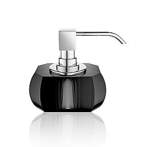 Дозатор для мыла Decor Walther Kristall SSP антрацит, хром купить в интернет-магазине сантехники Sanbest