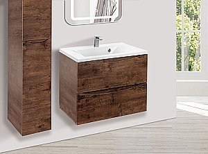 Тумба с раковиной Vincea Mia 650 R.Wood для ванной в интернет-магазине Sanbest