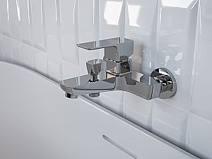 Смеситель для ванны Cersanit GEO 63040 купить в интернет-магазине сантехники Sanbest