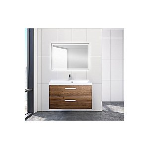 Тумба с раковиной BelBagno Aurora 90 Rovere Tabacco для ванной в интернет-магазине Sanbest