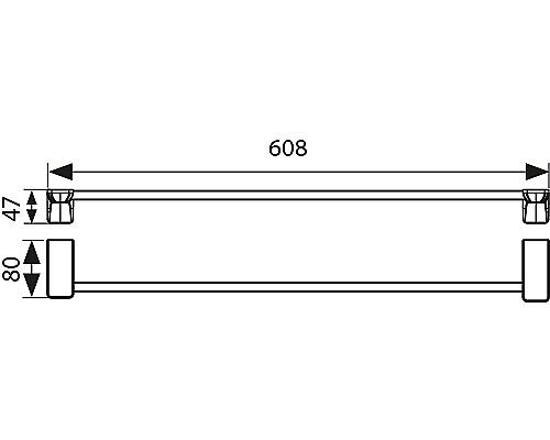 Полотенцедержатель Kaiser KH-4507 бронза купить в интернет-магазине сантехники Sanbest