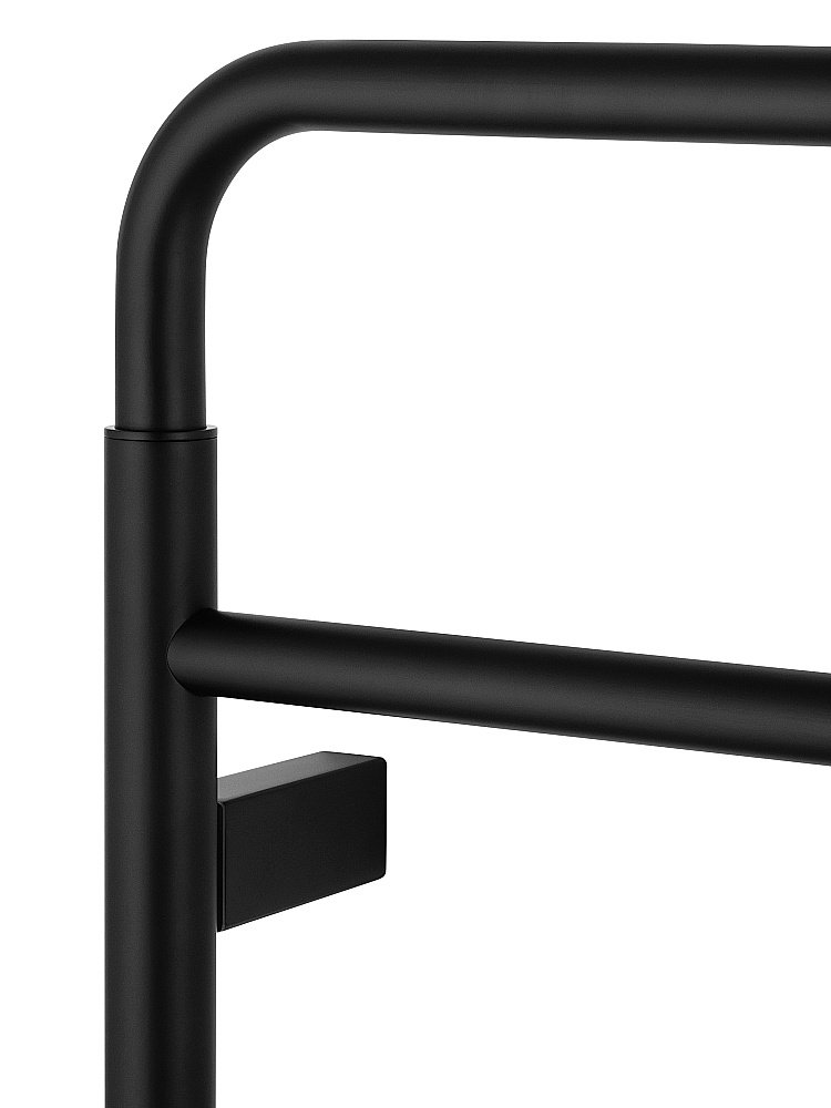 Полотенцесушитель электрический WONZON & WOGHAND WISMAR, Черный (WW-AL202-MB) купить в интернет-магазине сантехники Sanbest