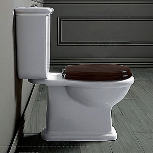 Унитаз напольный SIMAS Lante LA08 с бачком, кнопка хром, белый купить в интернет-магазине Sanbest