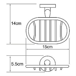 Мыльница-решетка WasserKRAFT Rhein К-6269 купить в интернет-магазине сантехники Sanbest