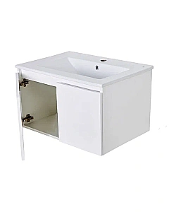 Тумба с раковиной Orange КВАДРО KV-60TUW+Ra для ванной в интернет-магазине Sanbest