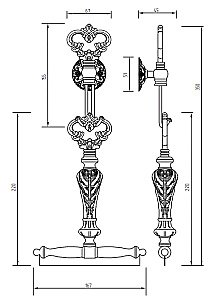 Скребок Migliore Elisabetta ML.ELB-60.136.CR хром купить в интернет-магазине сантехники Sanbest