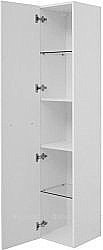 Шкаф-пенал De Aqua Тока 1S 30 левый белый купить в интернет-магазине сантехники Sanbest