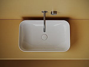 Раковина накладная Ceramica Nova Element 605 CN5044 белая купить в интернет-магазине Sanbest