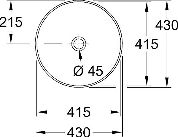 Раковина накладная Villeroy&Boch Artis 43 41794301 альпийский белый купить в интернет-магазине Sanbest
