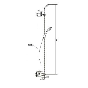 Смеситель для душа PAINI 78CR686THABS хром купить в интернет-магазине сантехники Sanbest