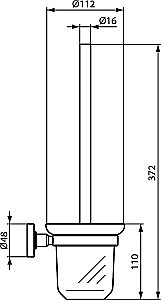 Ершик Ideal Standard IOM A9119XG купить в интернет-магазине сантехники Sanbest