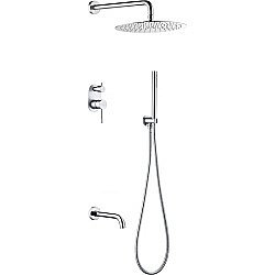 Душевая система Boheme Uno 464-2-CR хром купить в интернет-магазине сантехники Sanbest