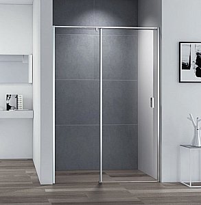 Душевая дверь Cezares URBAN-B-12-110-C-CR 110 стекло прозрачное/профиль хром купить в интернет-магазине Sanbest