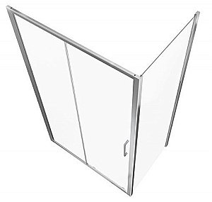 Душевой уголок Bravat LINE BS120.3101A 80х120 стекло прозрачное/профиль хром купить в интернет-магазине Sanbest