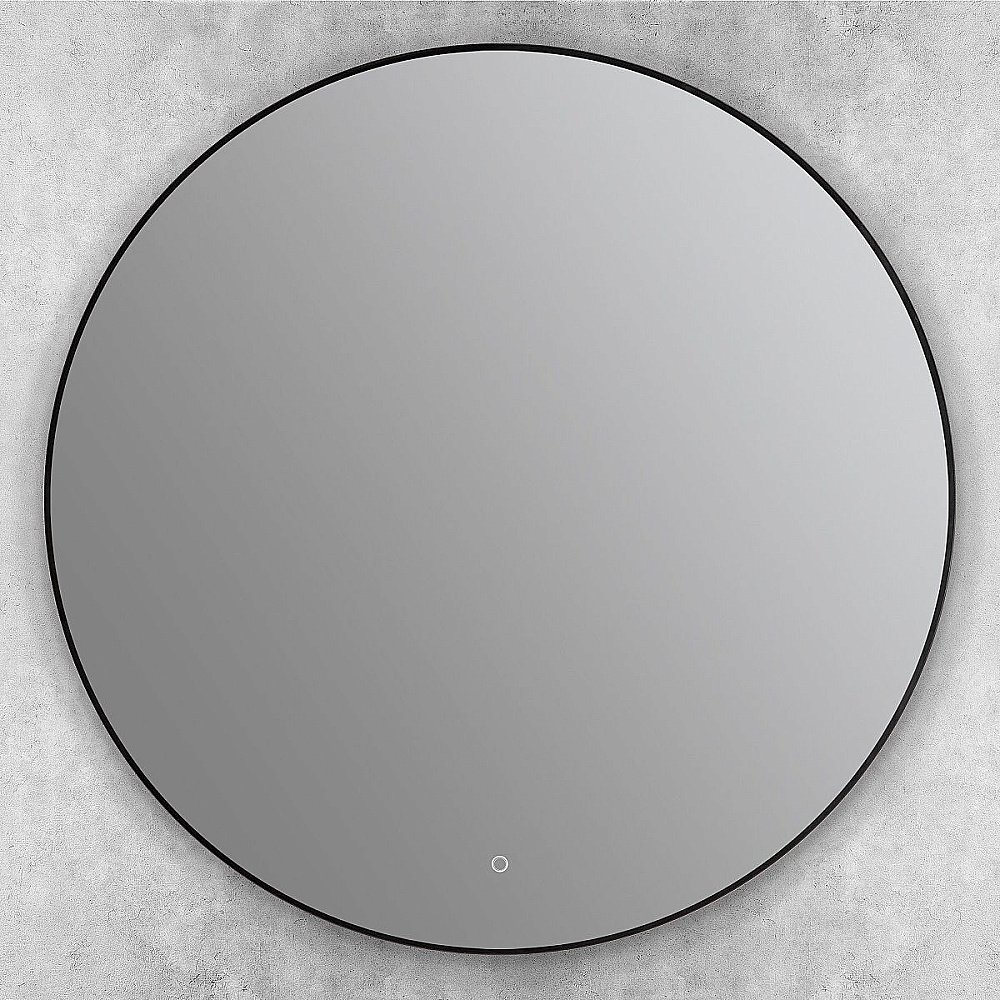 Зеркало Art&Max Sanremo AM-San-1000-DS-F-Nero в ванную от интернет-магазине сантехники Sanbest