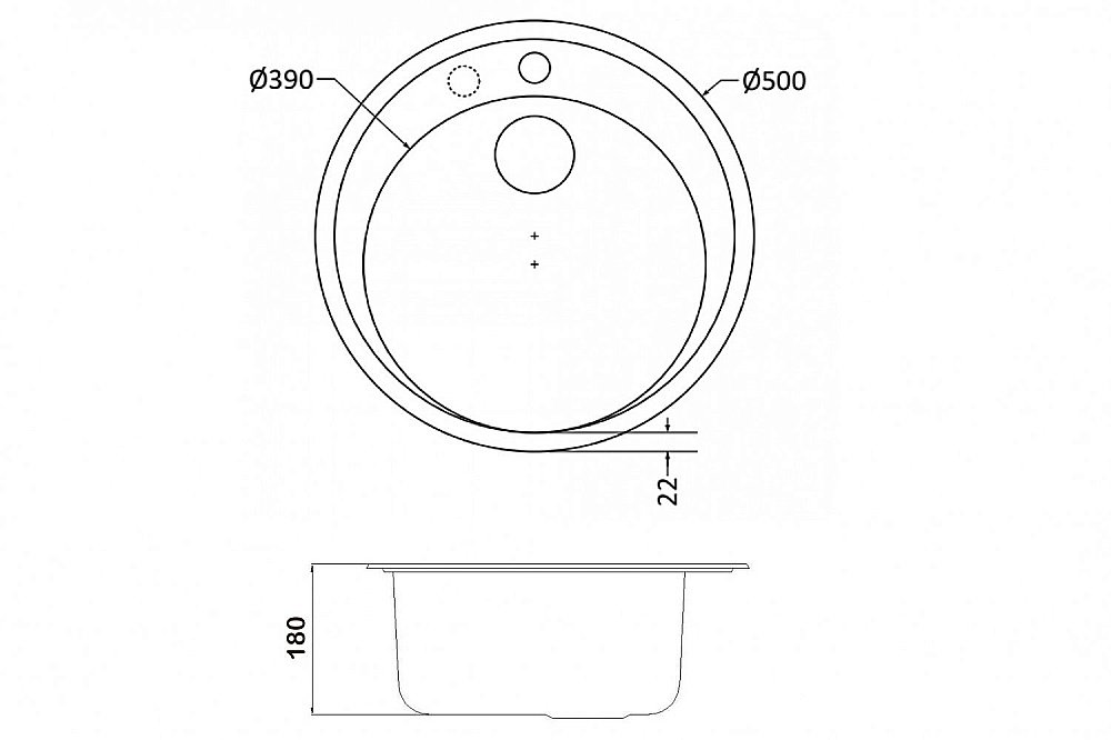 Мойка для кухни ZORG GR 500 BLACK BRONZE купить в интернет-магазине сантехники Sanbest