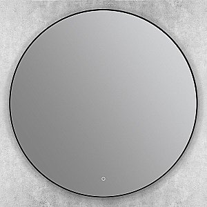 Зеркало Art&Max Sanremo AM-San-1000-DS-F-Nero в ванную от интернет-магазине сантехники Sanbest